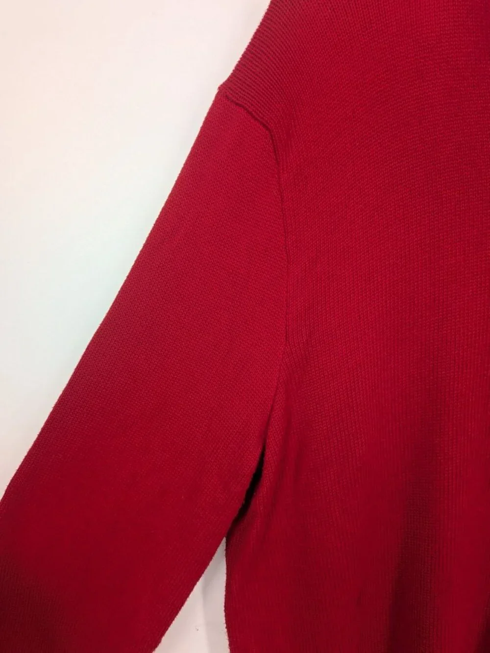 Vtg Polo Ralph Lauren Quarter Zip Chunky Knit Sweater Pullover Pony Y2K XXLarge